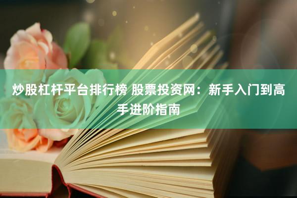 炒股杠杆平台排行榜 股票投资网：新手入门到高手进阶指南