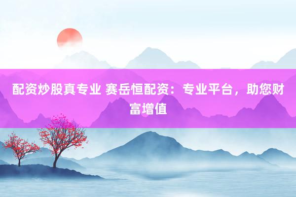配资炒股真专业 赛岳恒配资：专业平台，助您财富增值