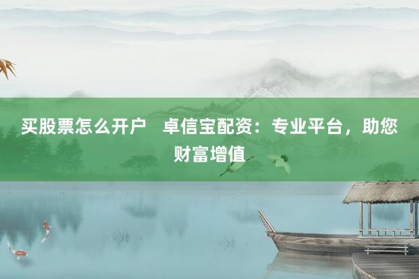 买股票怎么开户   卓信宝配资：专业平台，助您财富增值